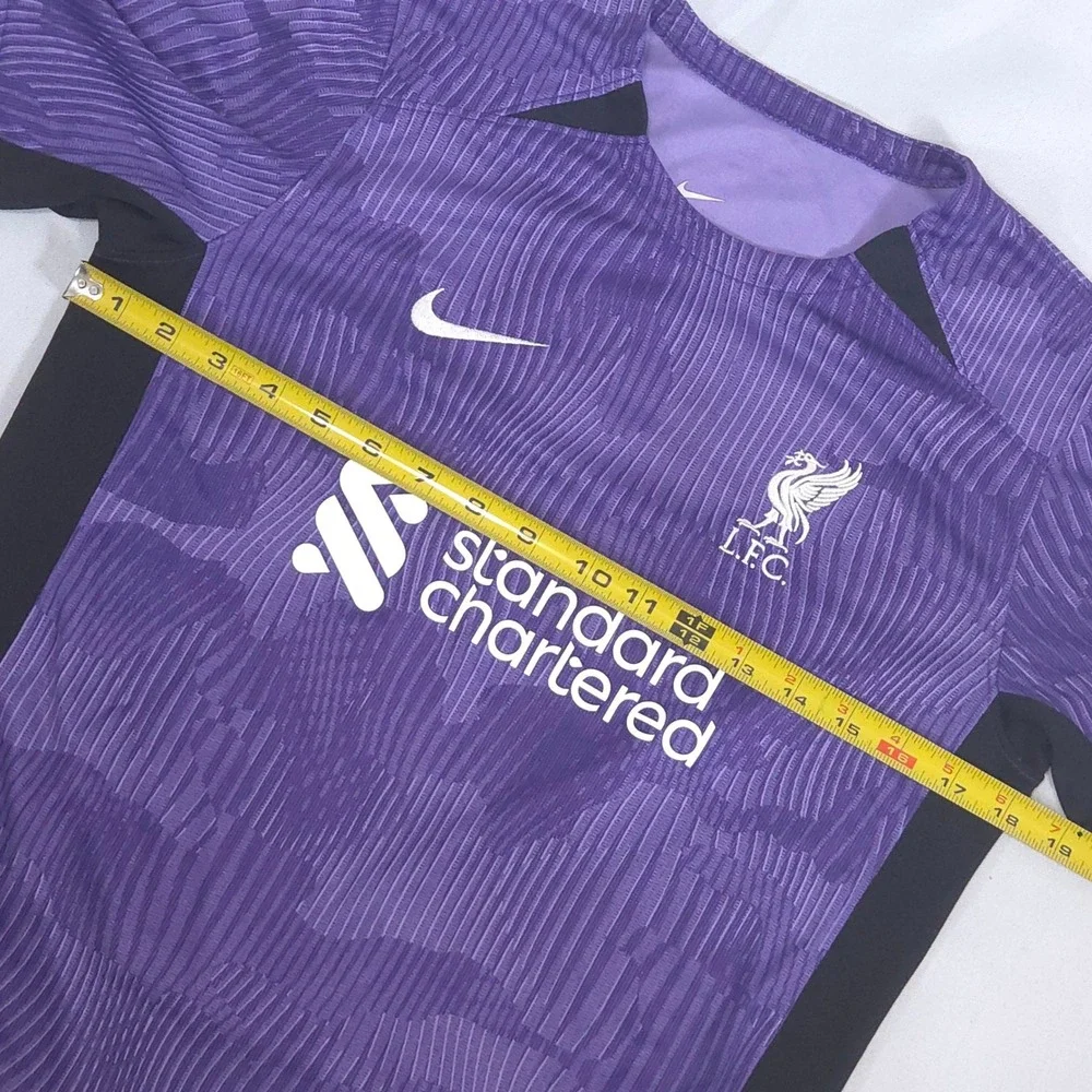 Nike Liverpool FC 23-24 Soccer Jersey Youth XL Third Kit Purple Dri-FIT